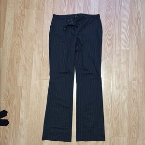 Black Pinstripe Dress Pants - Jacob